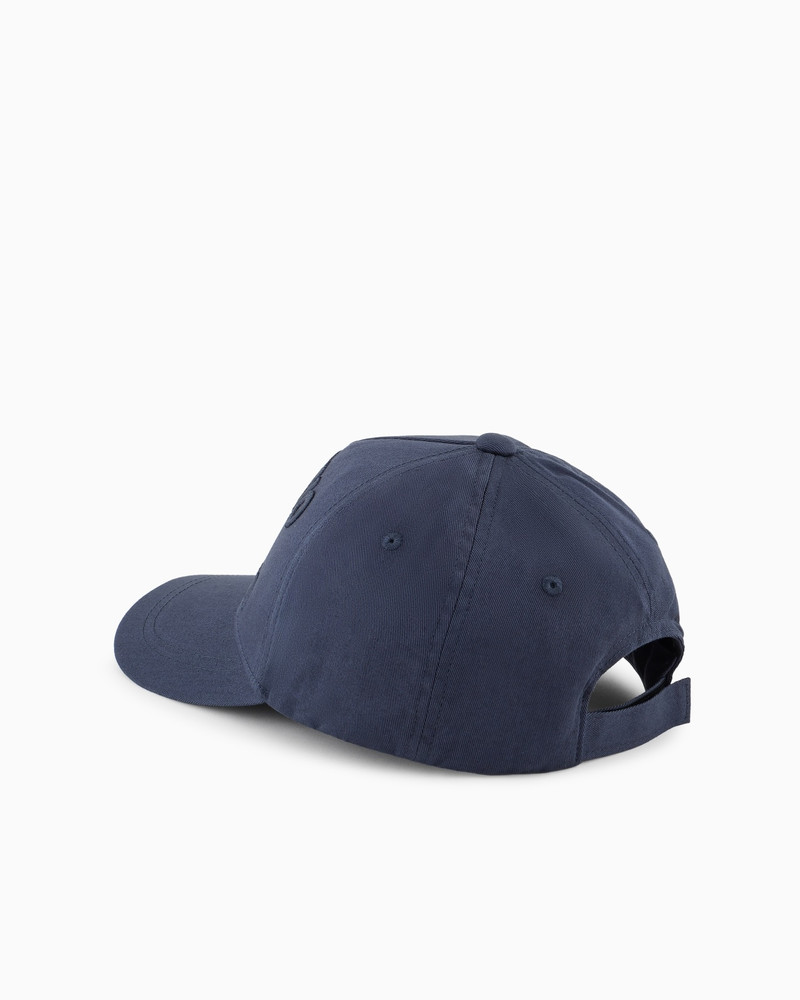 EMPORIO ARMANI BASEBALL CAP WITH EMBOSSED LOGO EMBROIDERY outlook