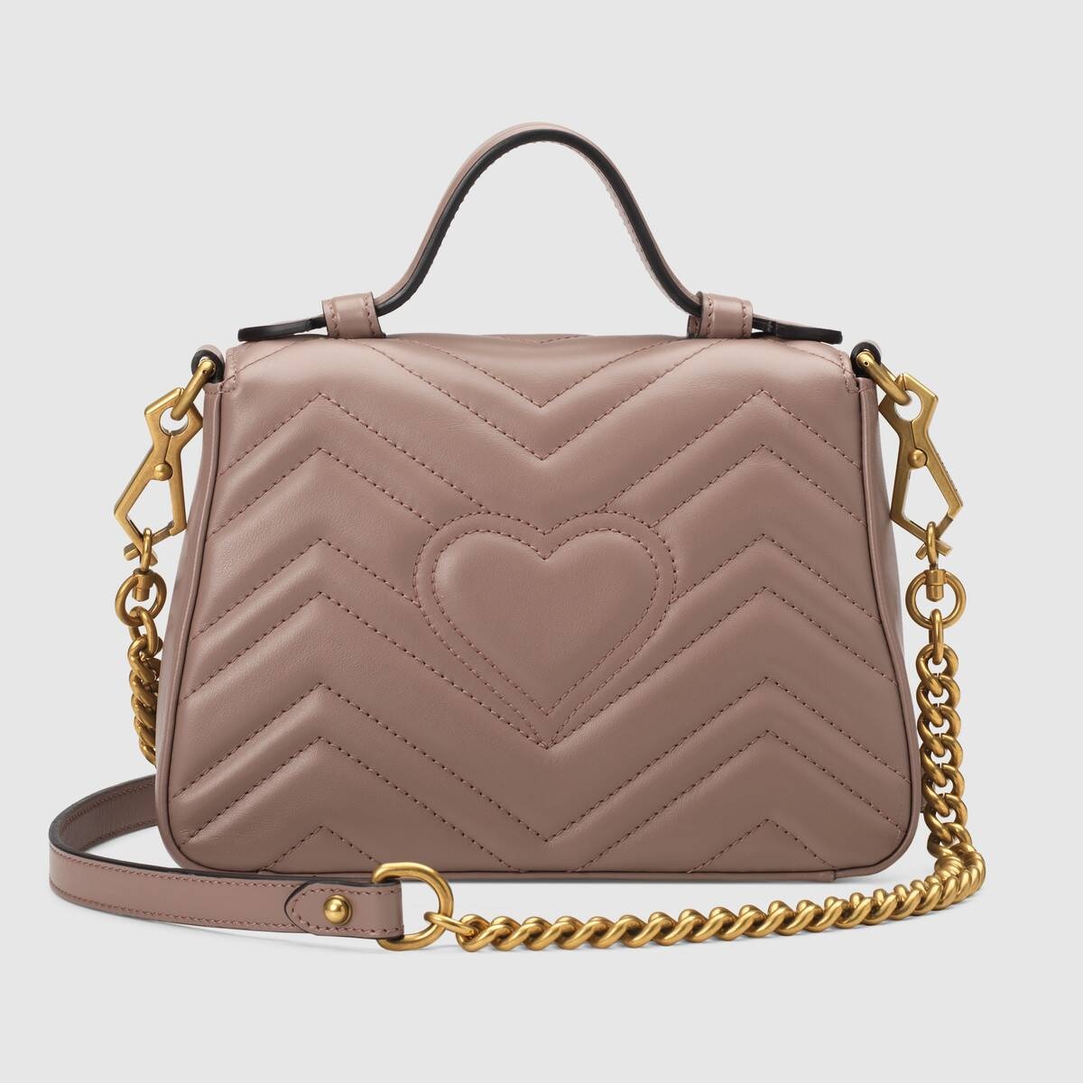 GG Marmont mini top handle bag - 3