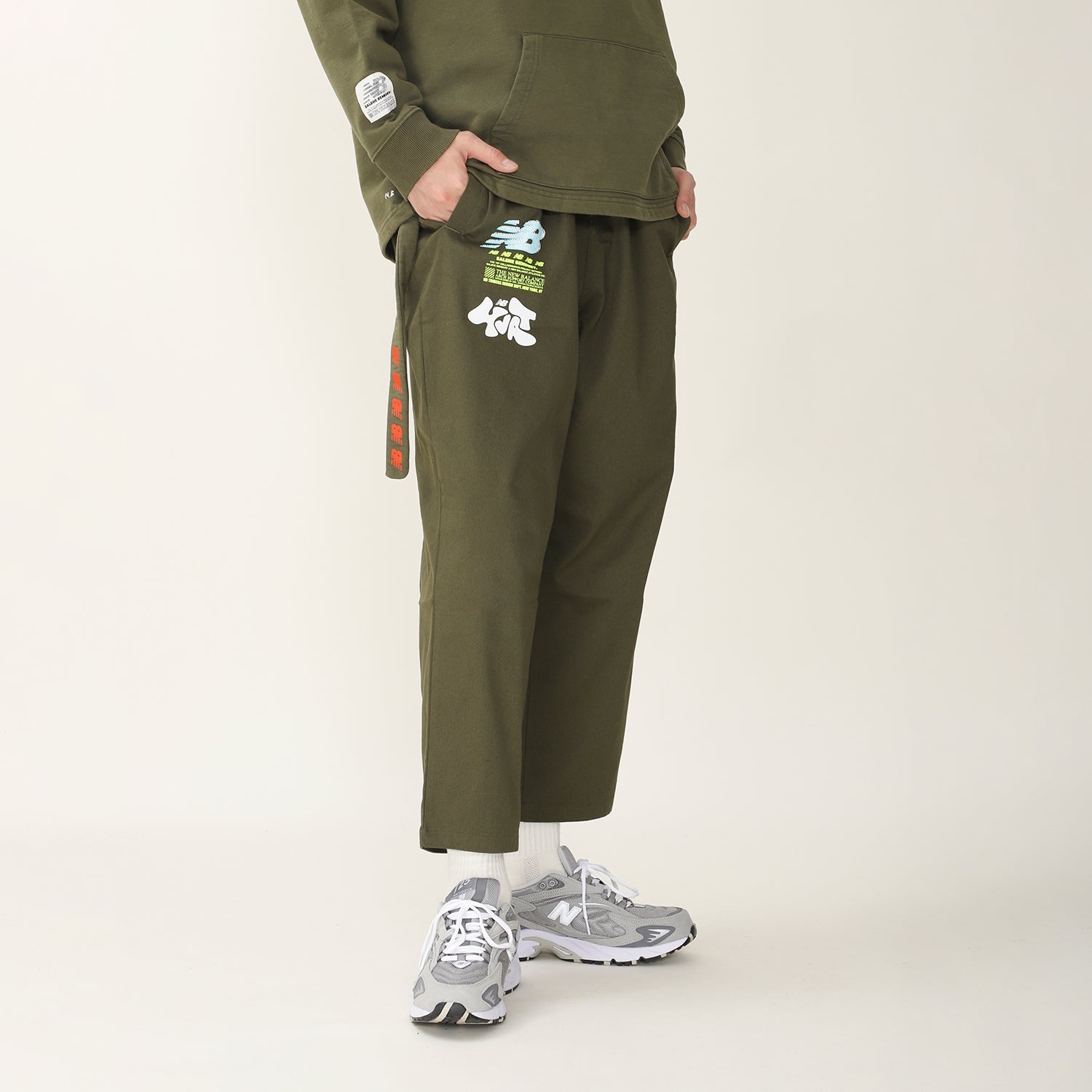 New Balance x Salehe Yurt Pants 'Oak Leaf Green' MP11563-OLG - 6