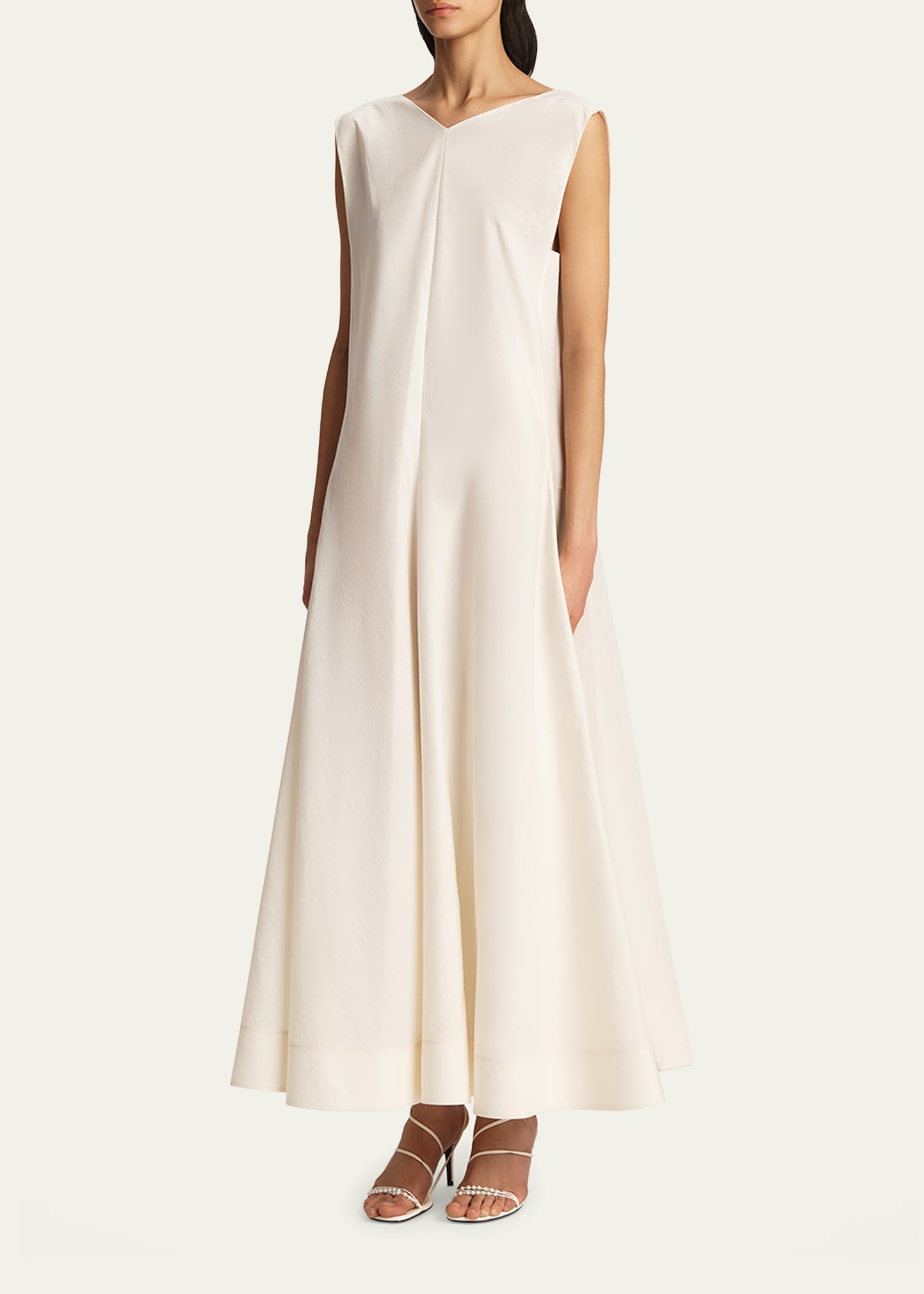 Mellie Open-Back Sleeveless A-Line Maxi Dress - 4