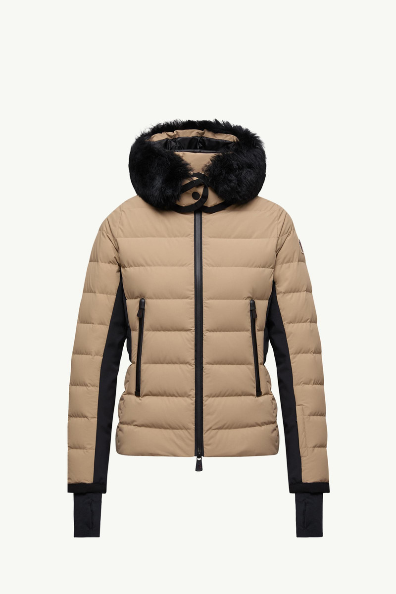 Lamoura Hooded Shearling-Trimmed Down Ski Jacket 1