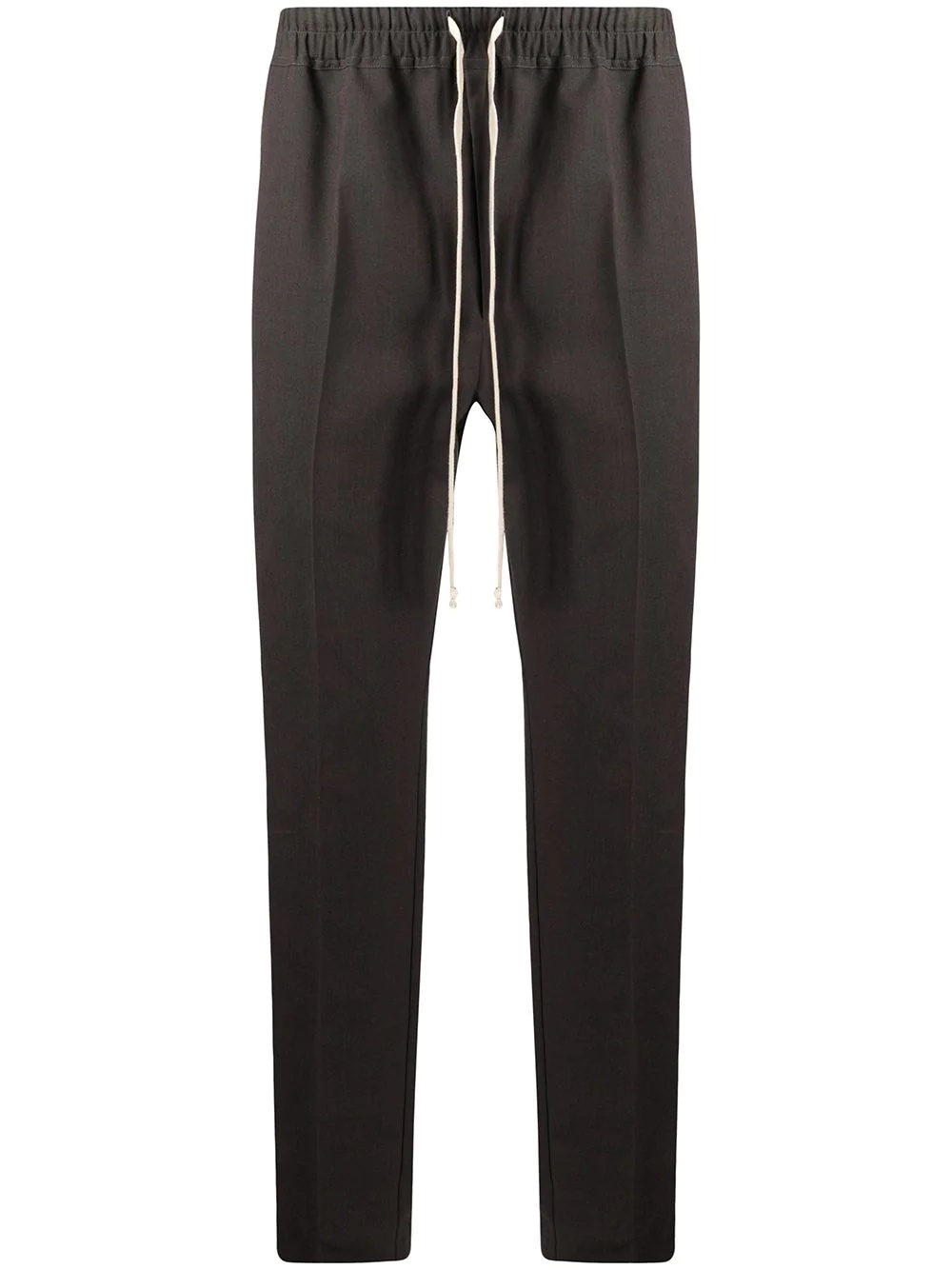 drawstring straight-leg trousers - 1