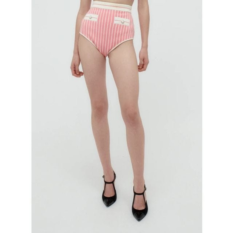 Pink knitted Shorts 4