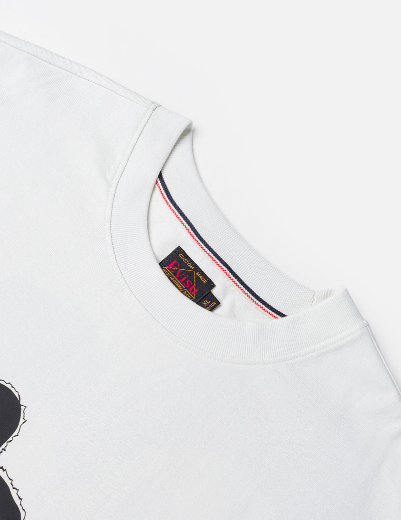 Hand-Brushed Daicock Print T-Shirt 7