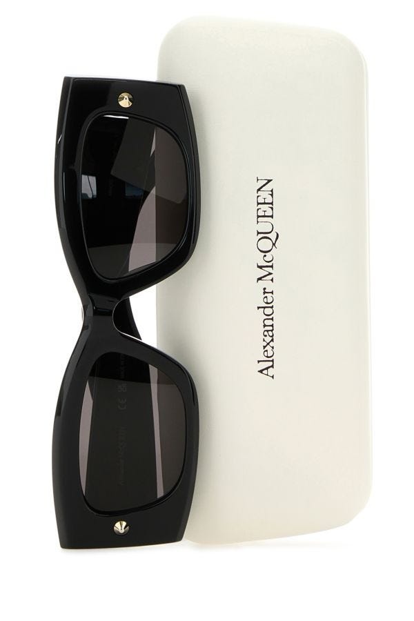 Black acetate sunglasses - 3