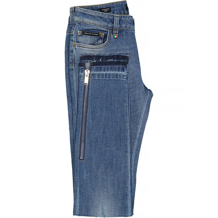 Philipp Plein Ladies Morgan Fit Angel Stretch Denim Jeans - 7