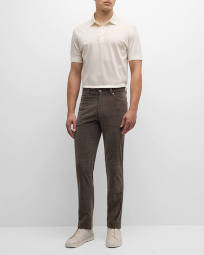 ZEGNA Men's Cashco Corduroy Slim 5-Pocket Pants outlook