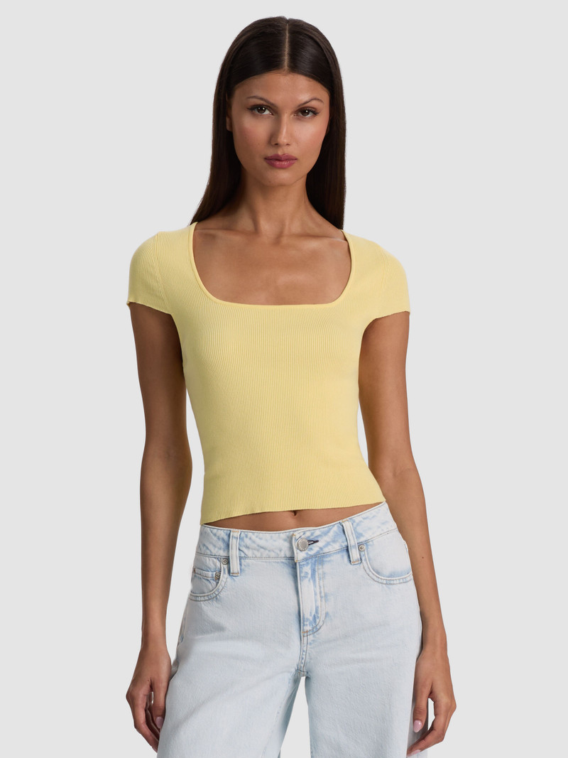 ANAIS RIBBED BABY TEE 1