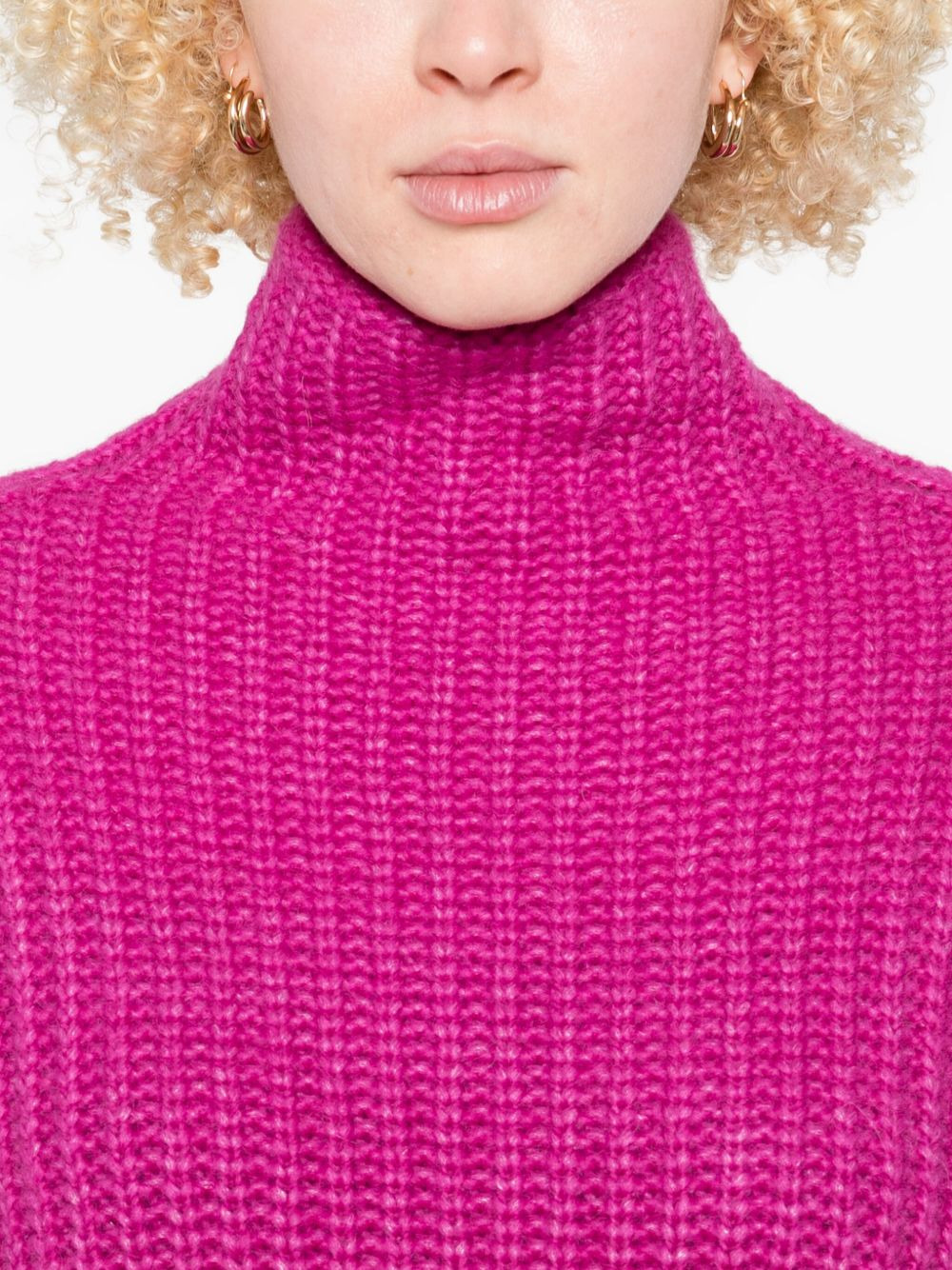 Veron high-neck ribbed sweater - 5