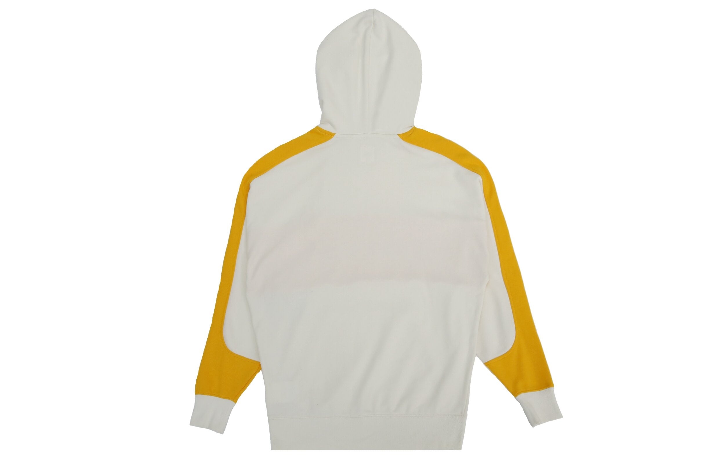 (WMNS) Vans Colorblock Pullover Hoodie 'White Yellow' VN0A4RBL85W - 2