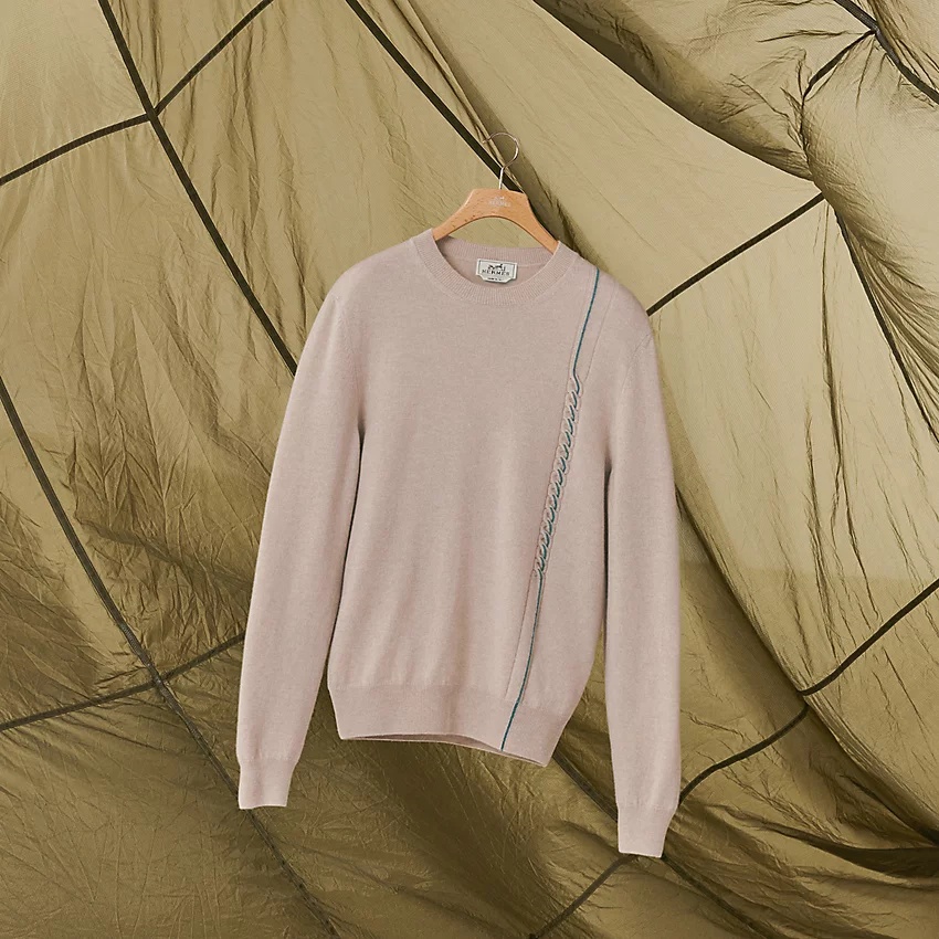 Cashmere crewneck sweater - 4