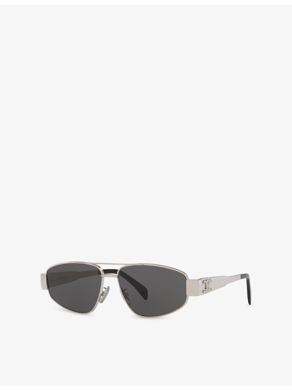 CL40281U Metaltriomphe Aviator-Frame Metal Sunglasses - 2