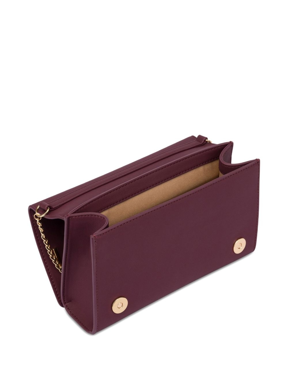 logo-lettering clutch bag - 3