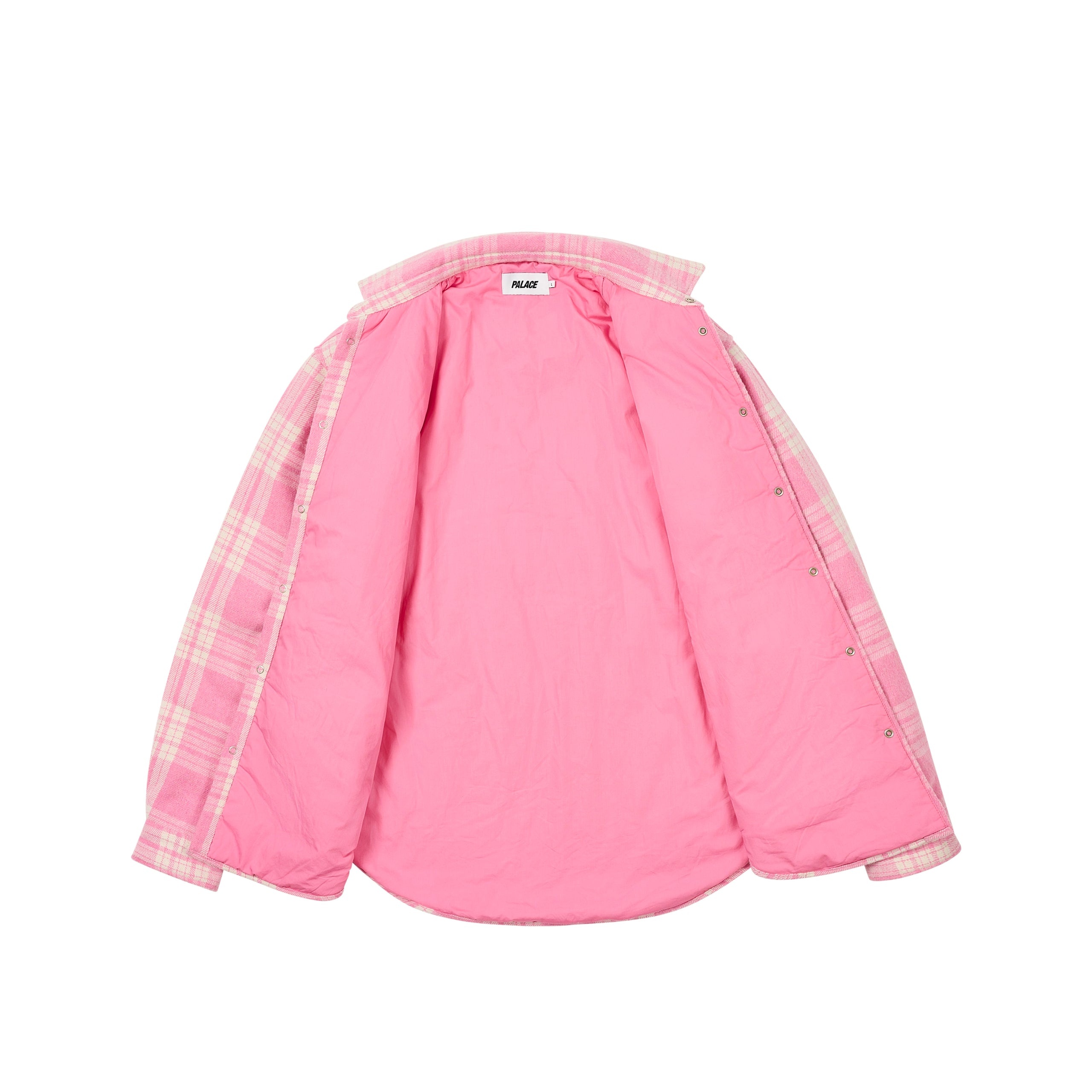 CHECK INSULATED SHIRT PINK - 2