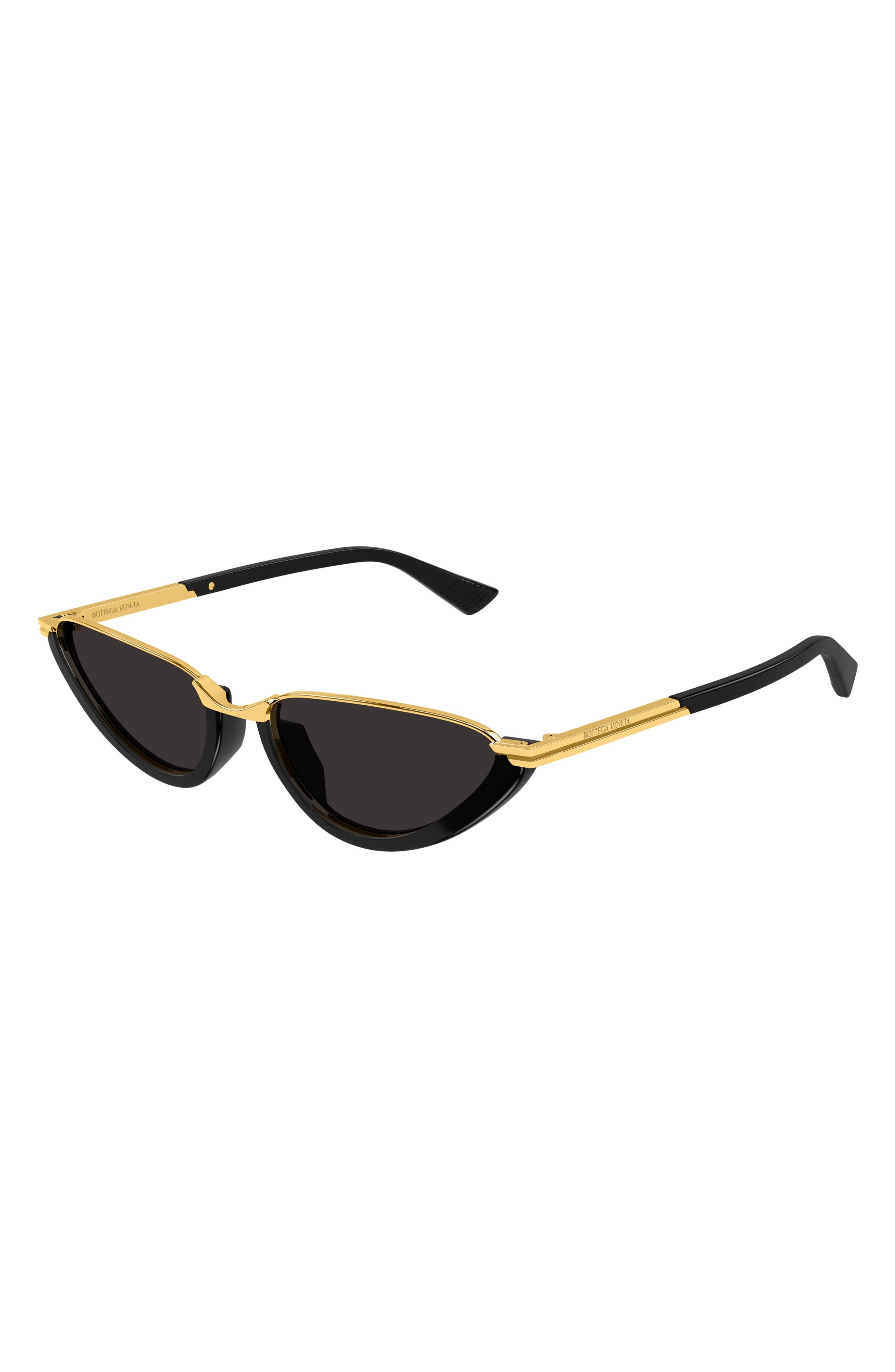 Bottega Veneta 50mm Cat Eye Sunglasses in Black at Nordstrom - 2