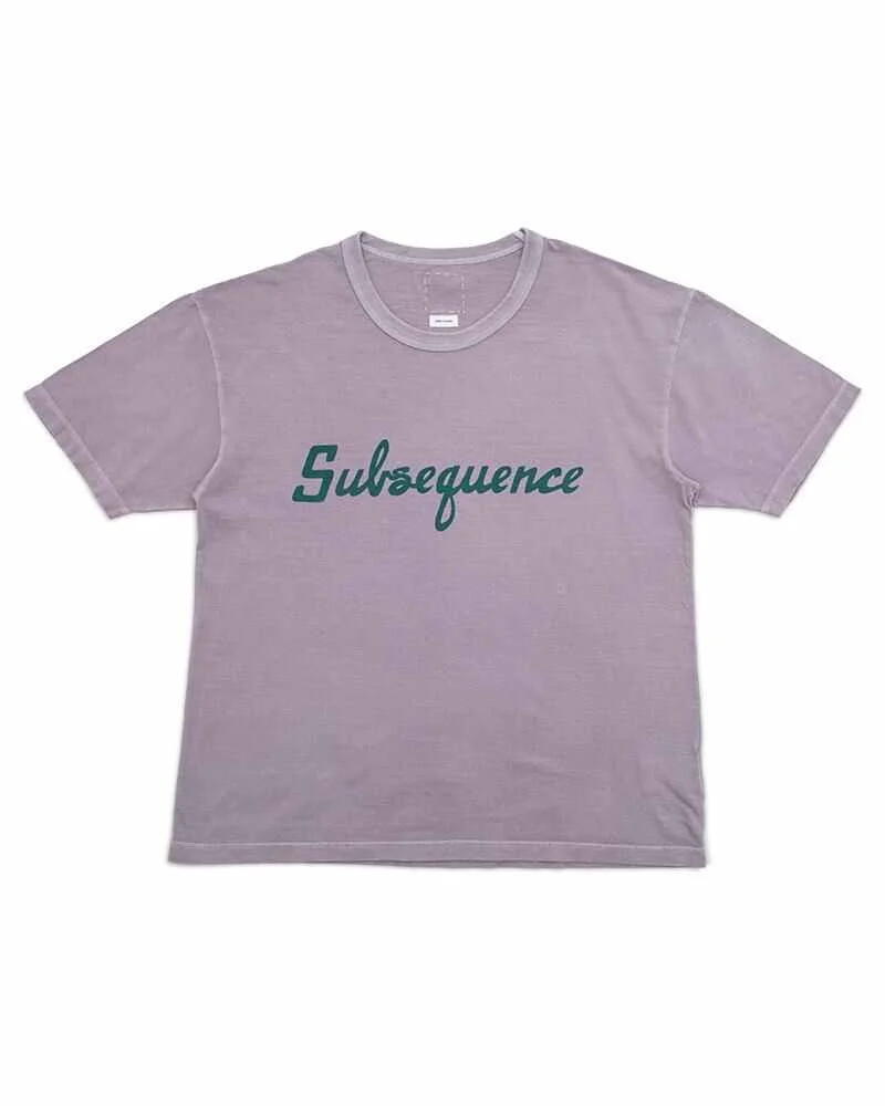 JUMBO TEE S/S VEG DYE (Subsequence) PURPLE - 1
