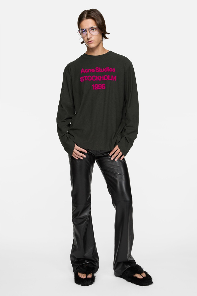 Acne Studios Logo t-shirt - Year of the Horse - Black outlook