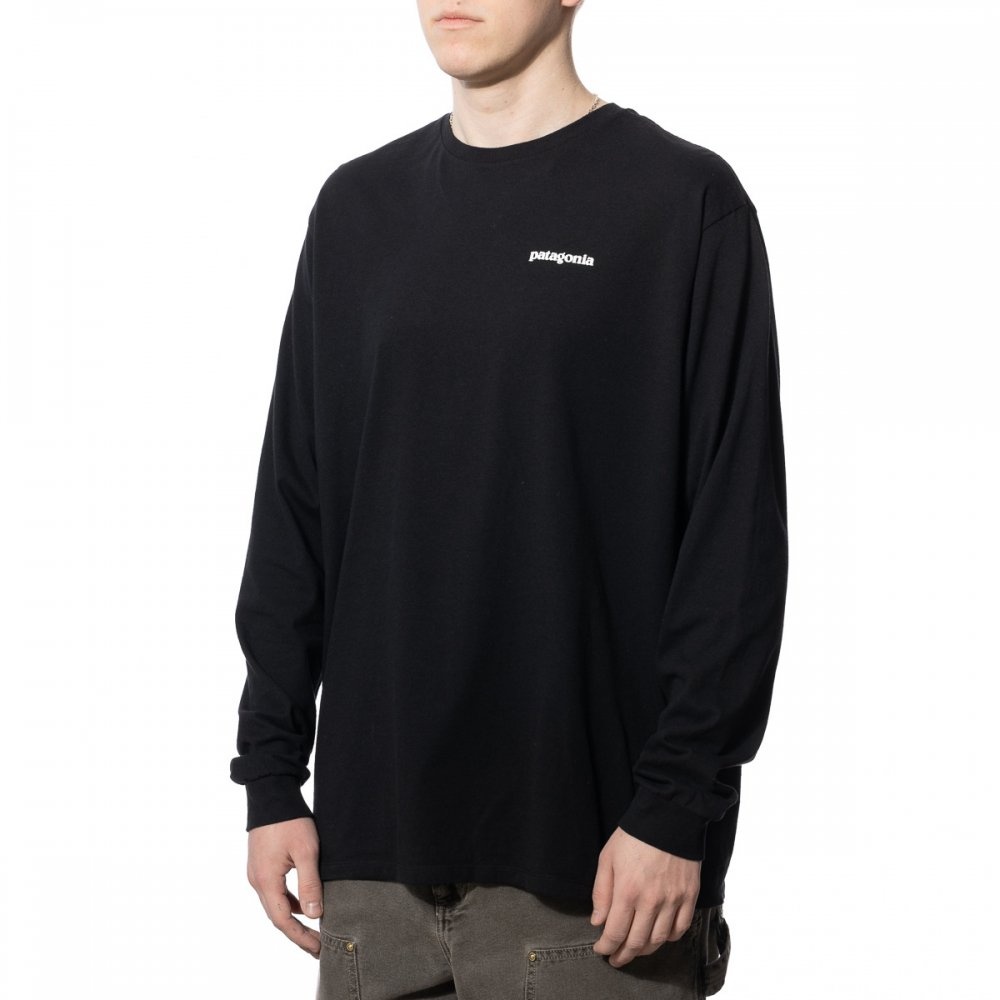 Long Sleeve P-6 Logo Responsibili-Tee "Black" - 1