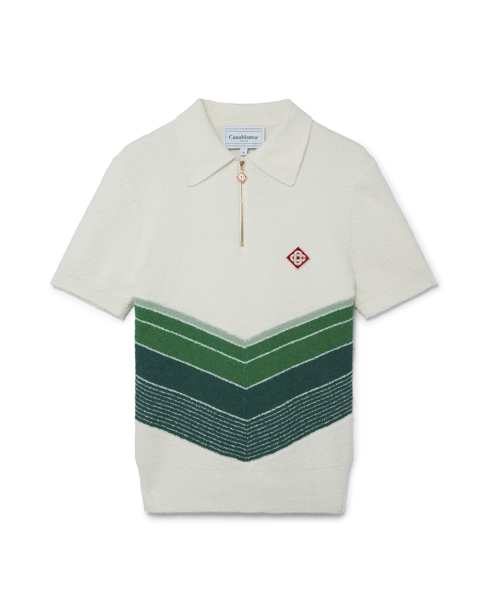 Chevron Gradient Polo Shirt - 1