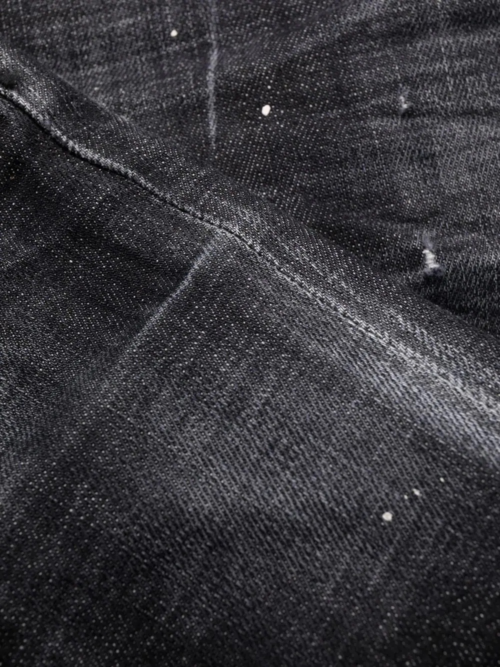 distressed denim jeans - 8