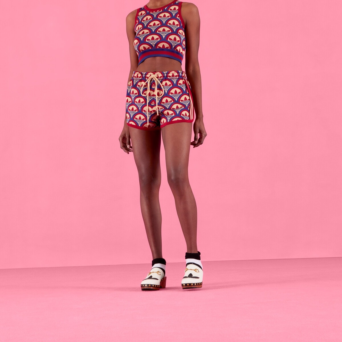 adidas x Gucci jacquard shorts - 6