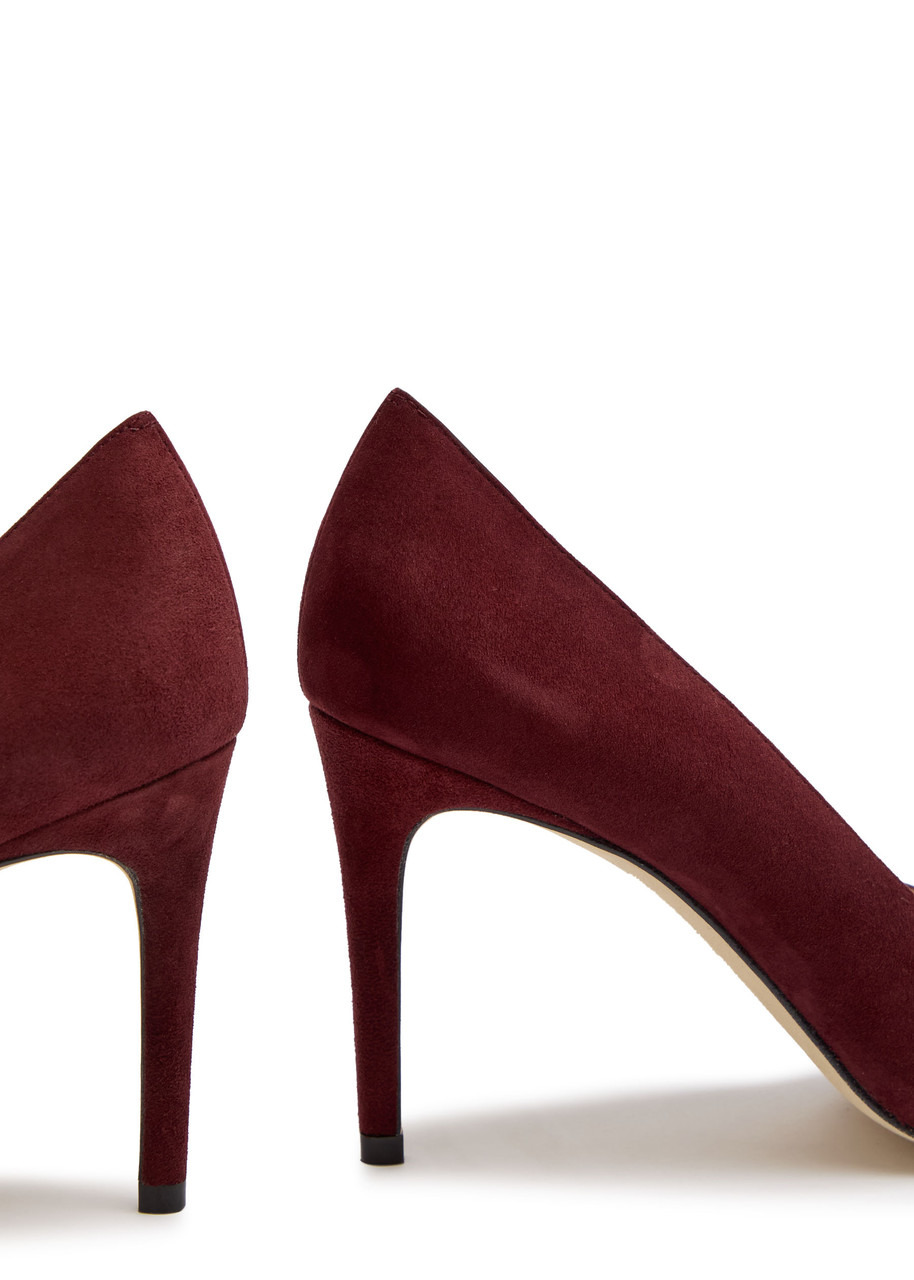 Stuart Weitzman Stuart Power 85 Suede Pumps - 4