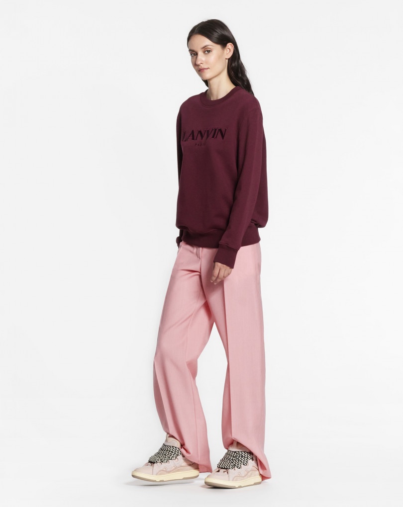 LANVIN PARIS EMBROIDERED SWEATSHIRT - 3