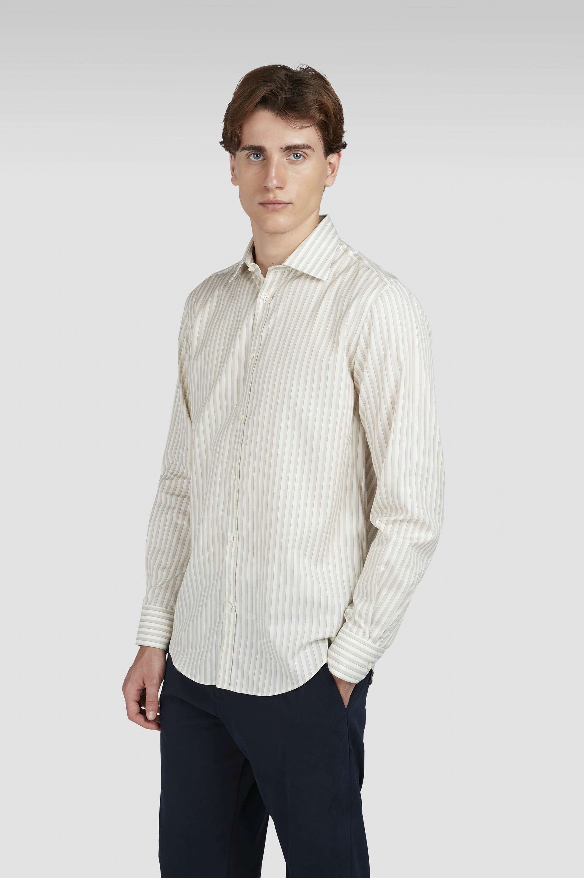 X-SOFT SHIRT WITH STRIPED PATTERN - 6