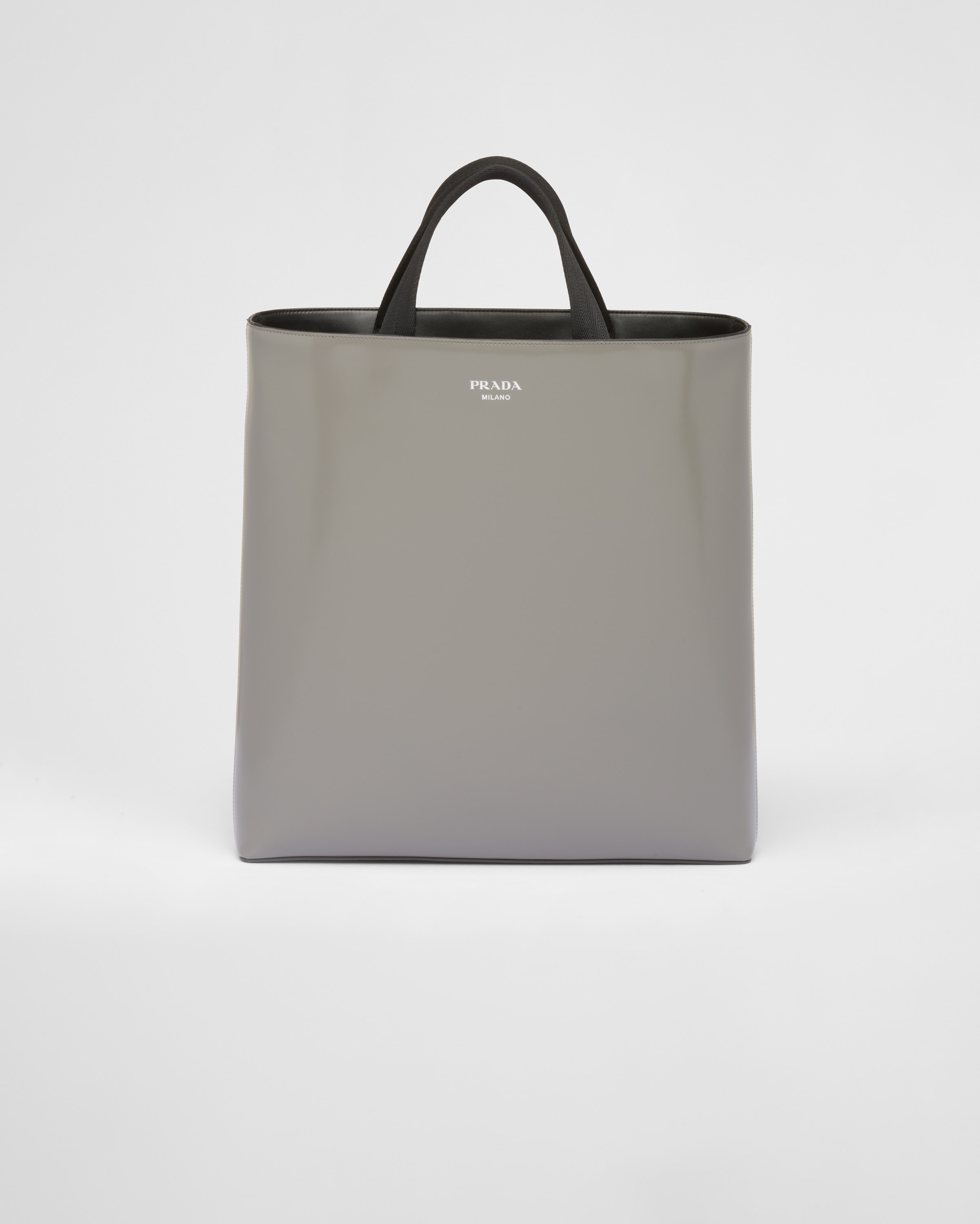 Brushed leather tote with water bottle - 1