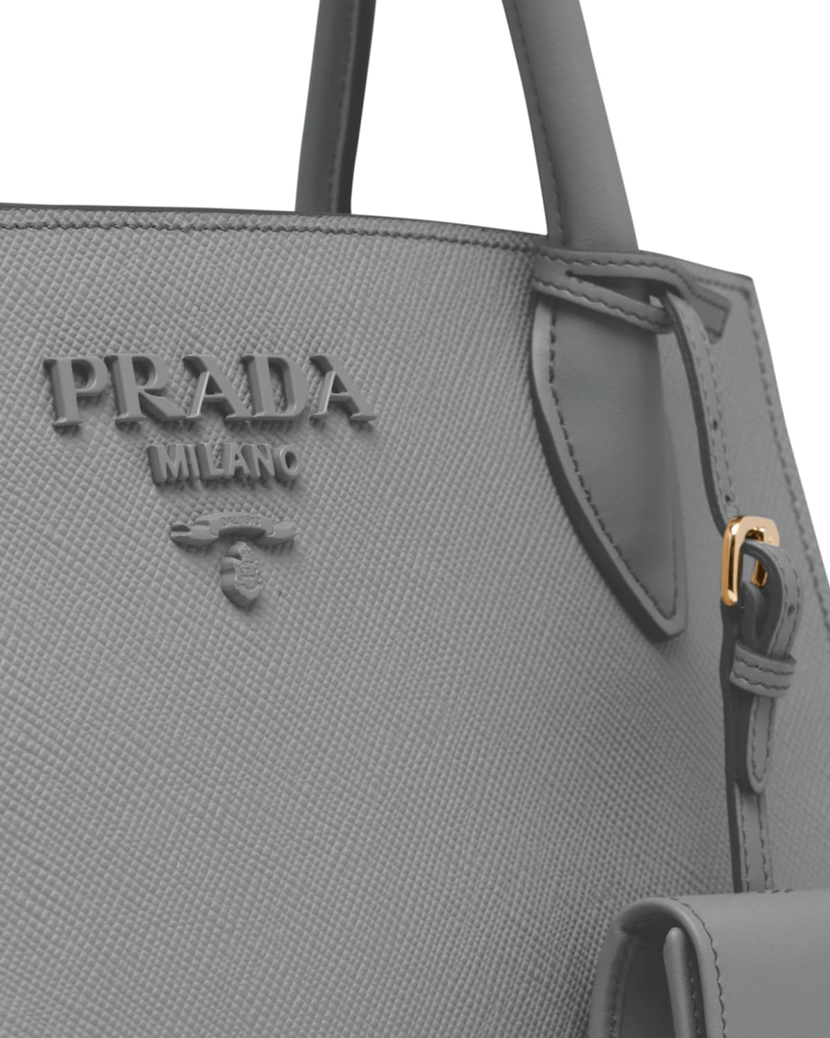 Medium Saffiano leather Prada Monochrome bag - 6