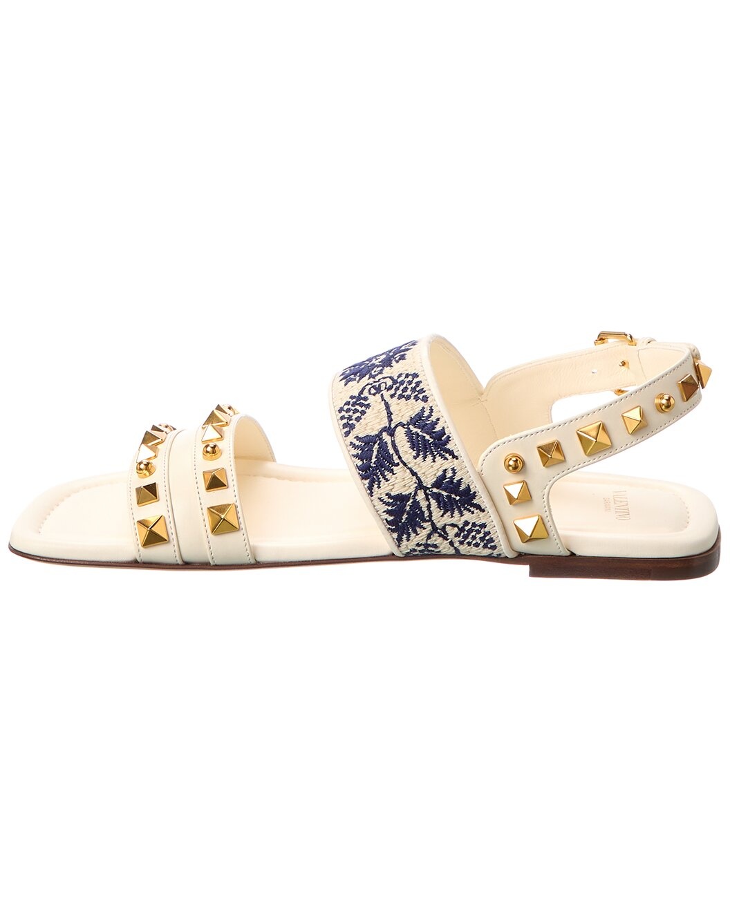 Valentino Rockstud Leather Sandal - 2