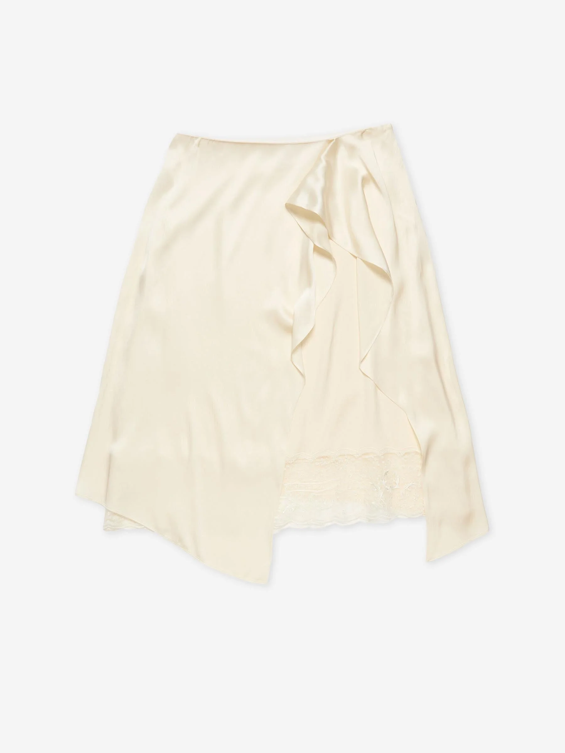 DRAPED MIDI SKIRT - 1