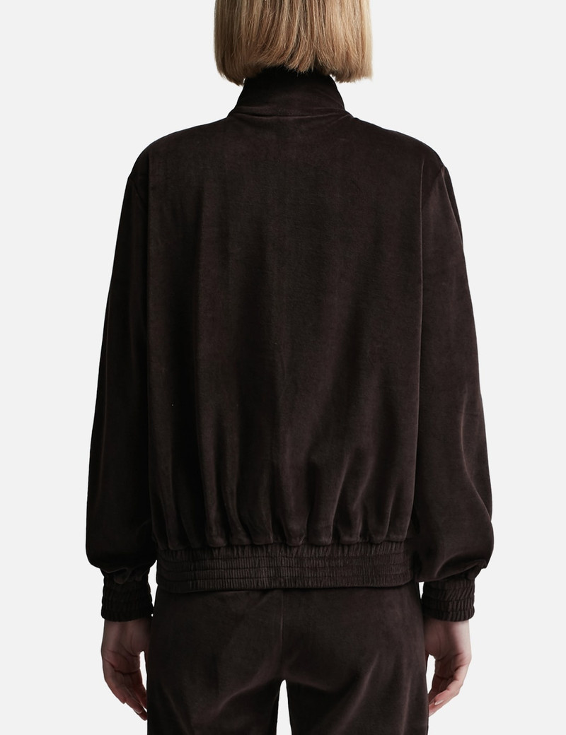 SCRIPT VELOUR TRACK JACKET 3