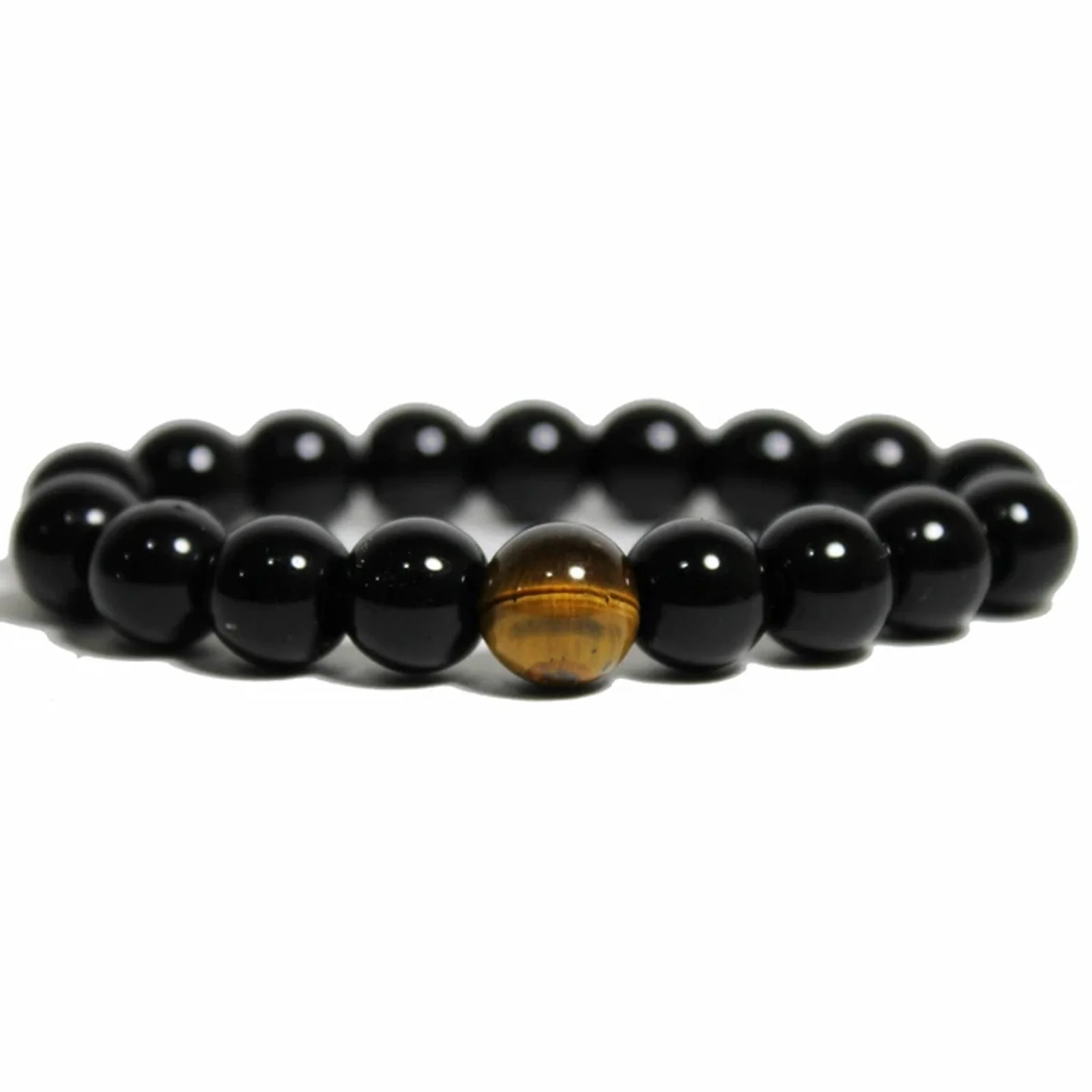 Bracelet - Tiger's Eye & Onyx - 1