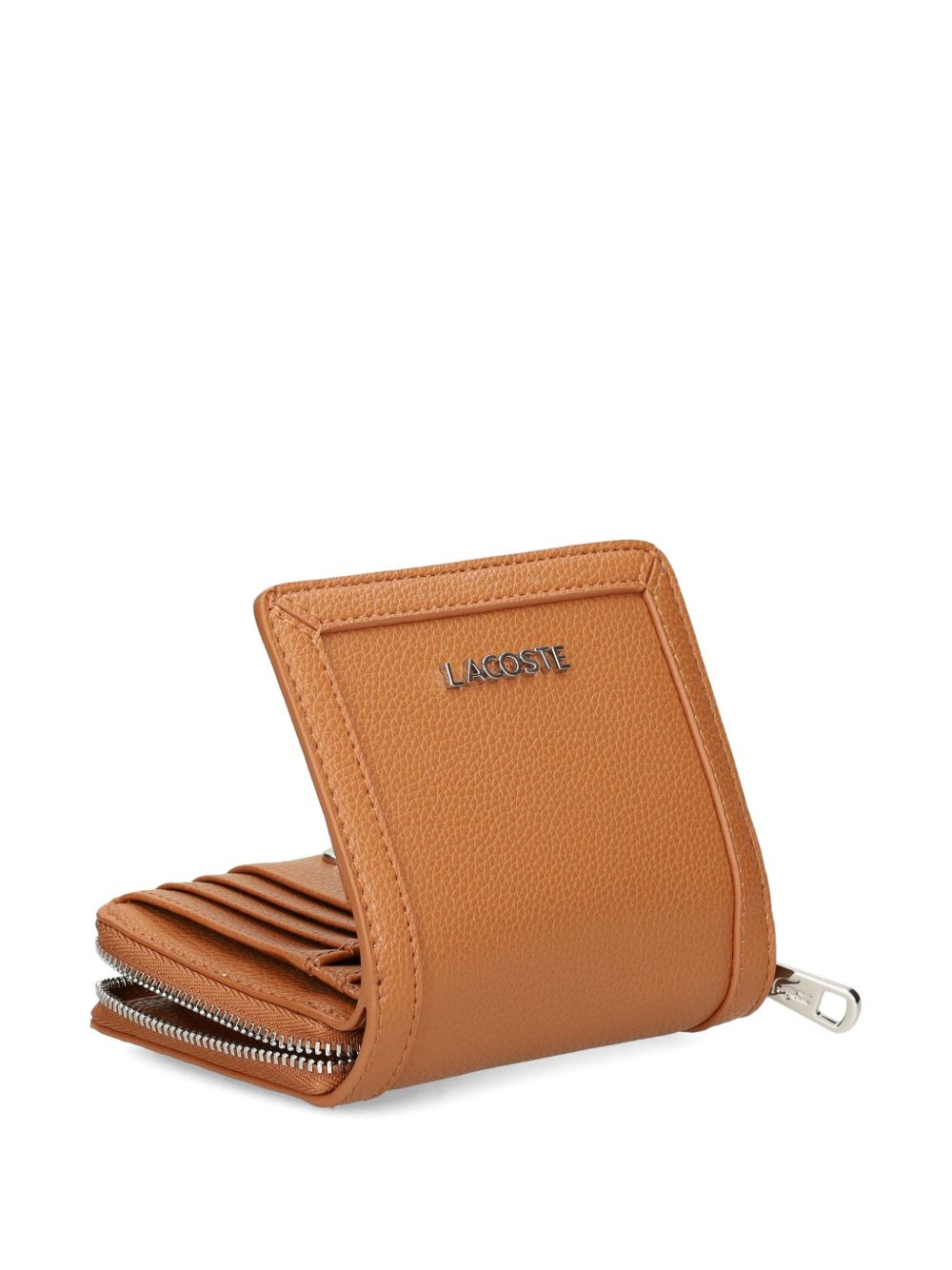 textured zip wallet - 3
