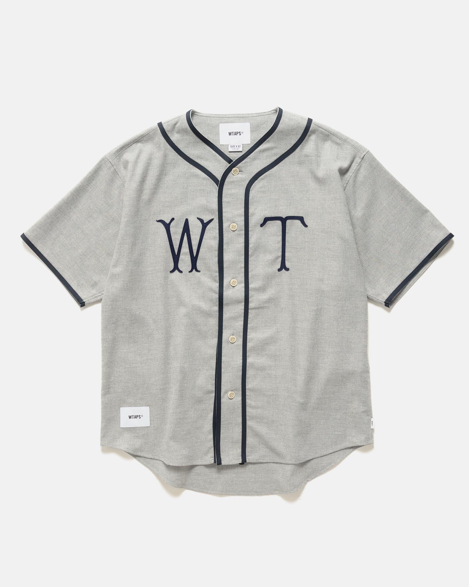 WTAPS® 01 WTAPS League / SS / Cotton. Twill Gray | REVERSIBLE