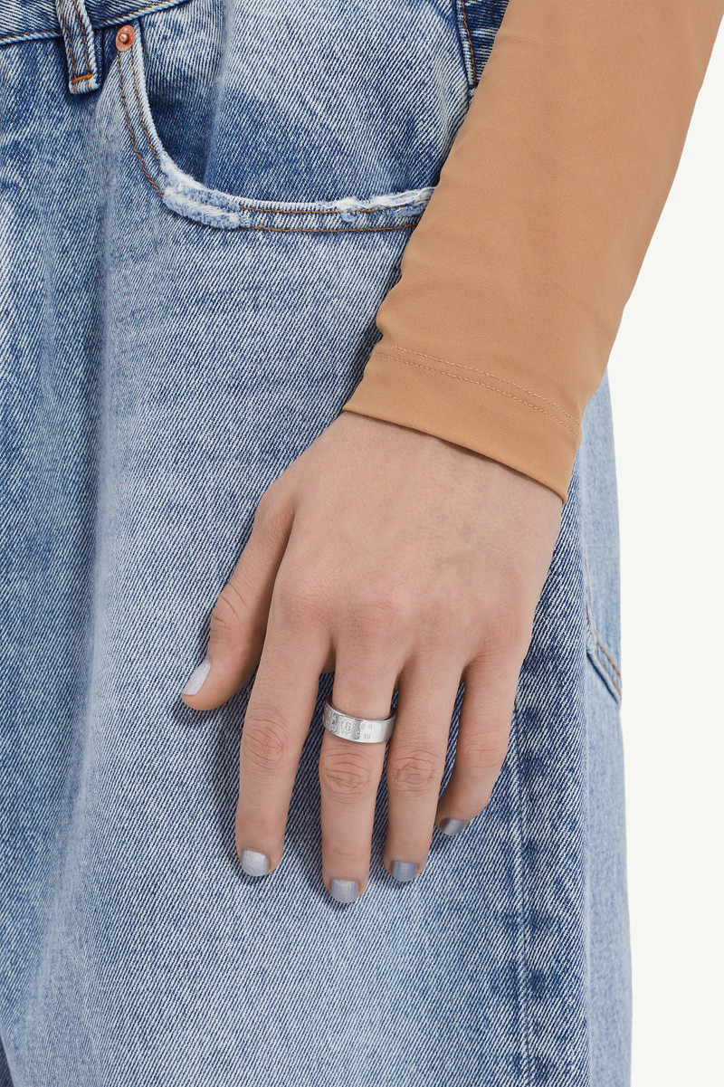 MM6 Maison Margiela Numeric minimal signature ring outlook