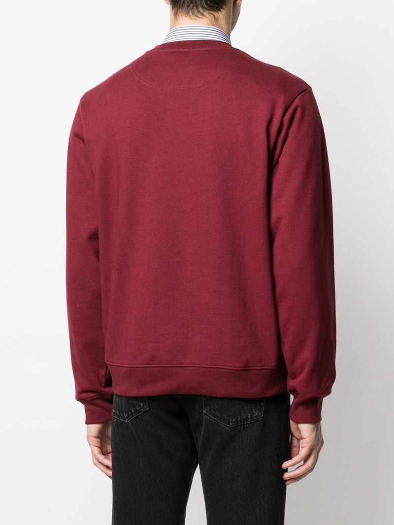 embroidered logo jumper 4