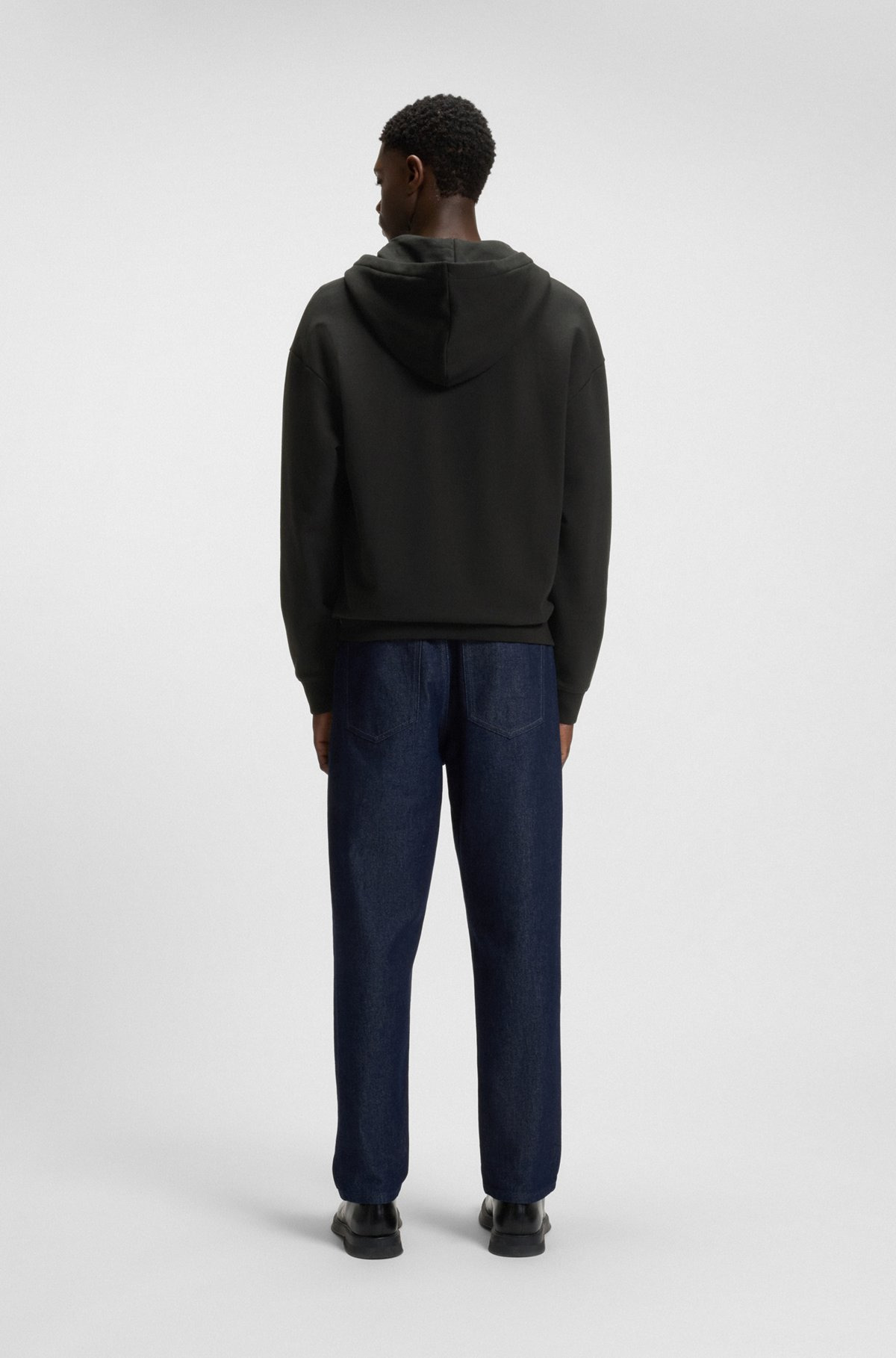 RELAXED-FIT ZIP-UP HOODIE IN COTTON TERRY - 5