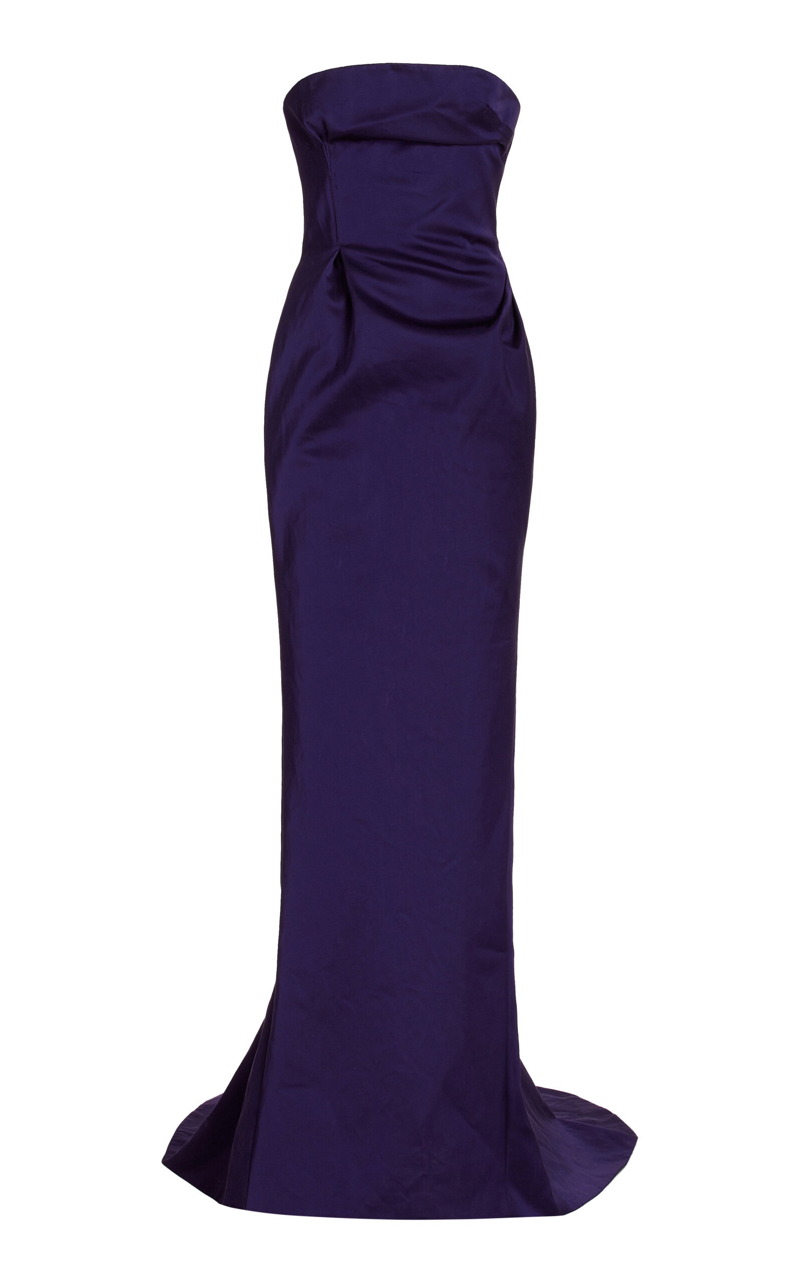 Satin Column Gown purple - 1