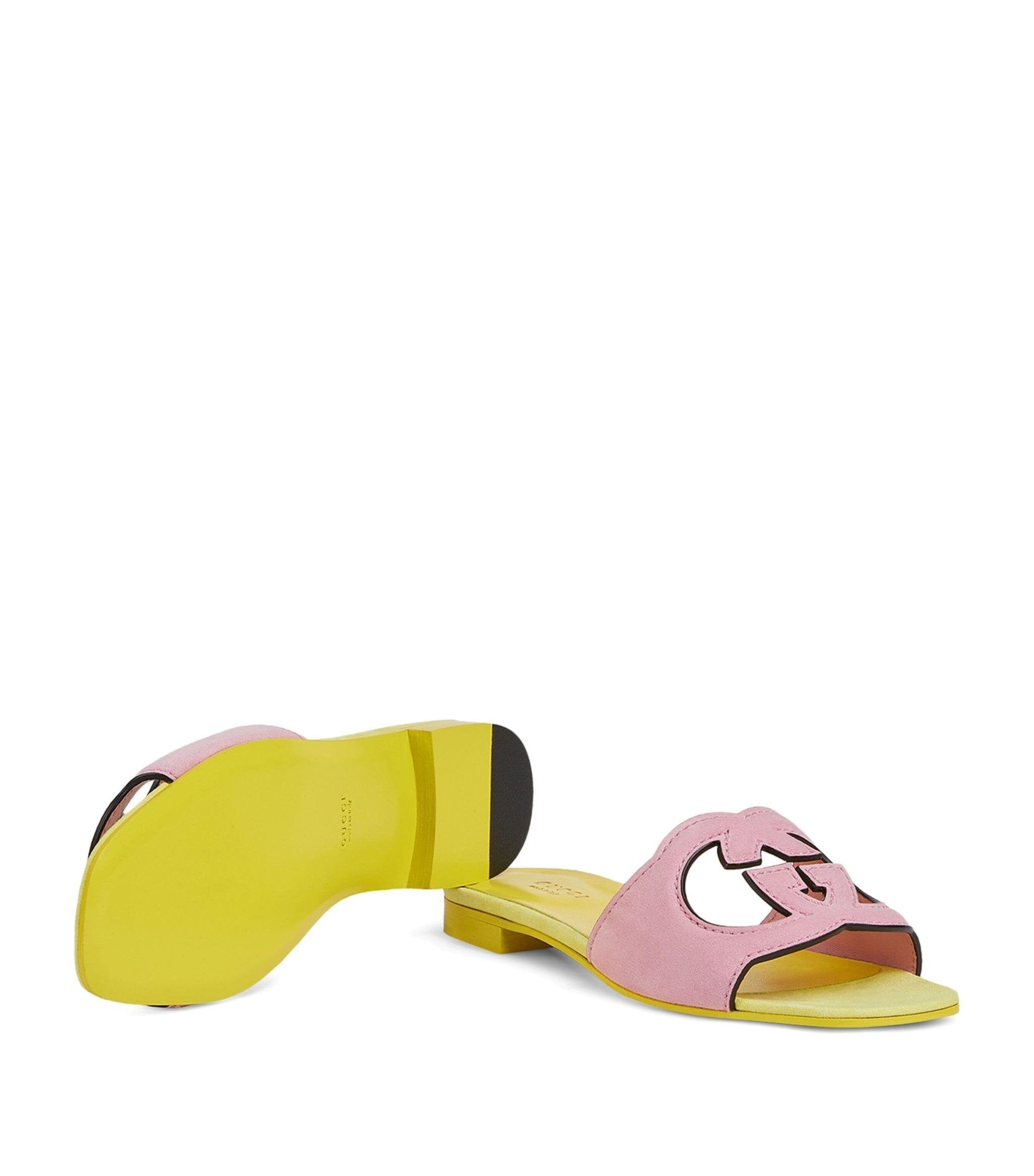 Gucci Interlocking G Slide Sandals - 3