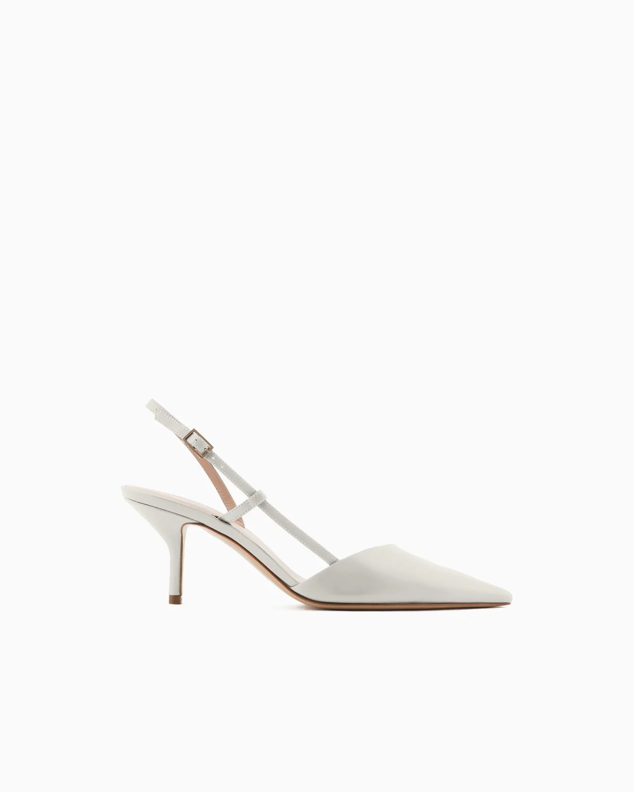 Leather slingbacks - 1