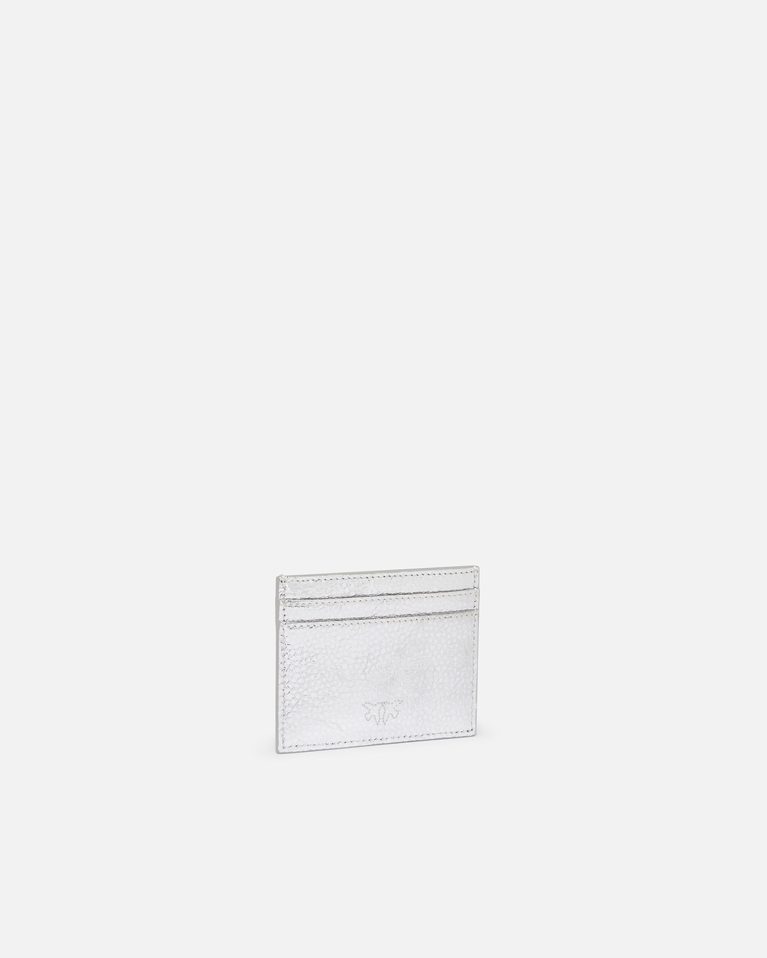 METALLIC LEATHER CARD HOLDER - 2