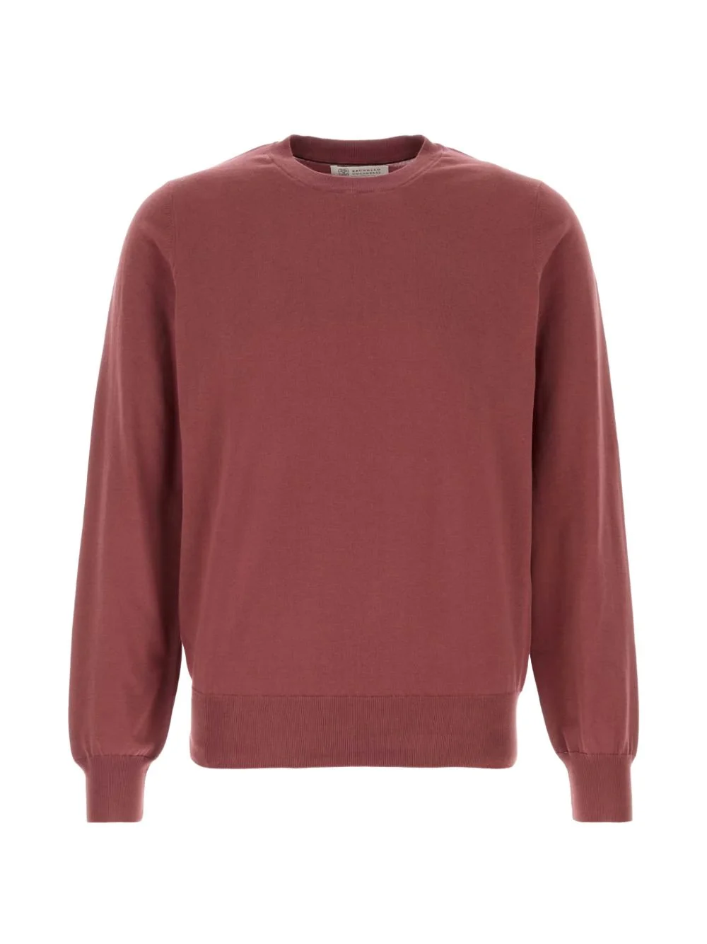 crewneck cotton sweater - 1