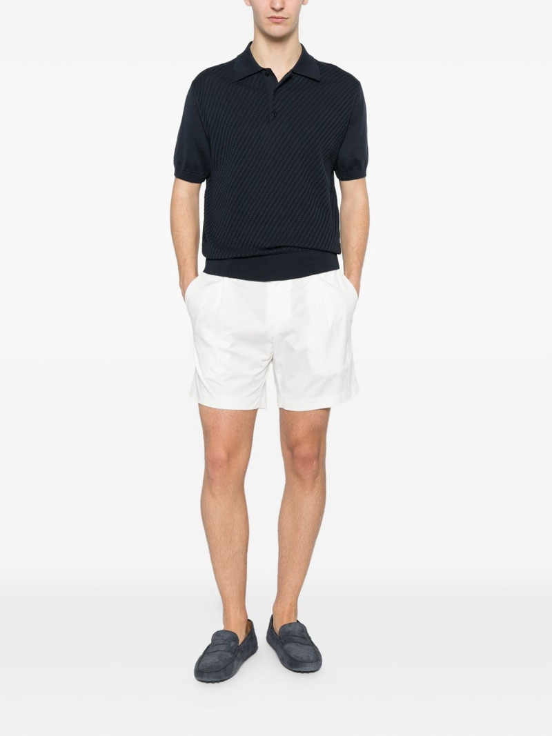 Canali textured polo shirt outlook