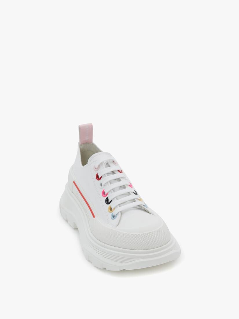 Tread Slick Lace Up in White/multicolour - 2