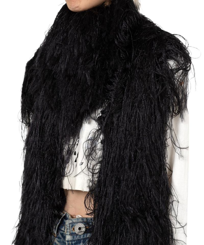 Shaggy Fringe Knit Scarf 7