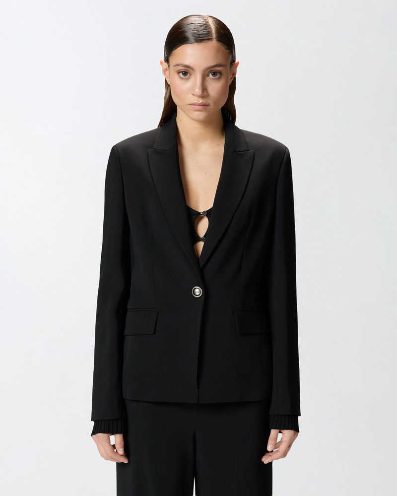 PINKO SINGLE-BREASTED CADY BLAZER outlook