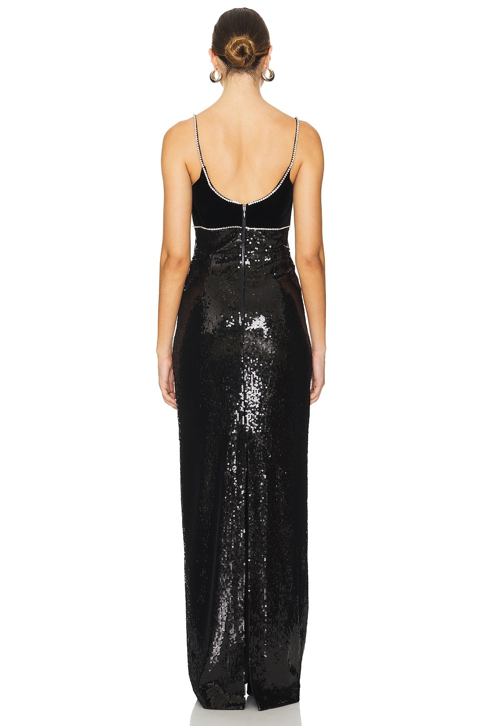◆関税込◆【REBECCA VALLANCEC】x Nicky Hilton Lena gown Rebecca Vallance X Nicky Hilton Lena Strap Gown in Black