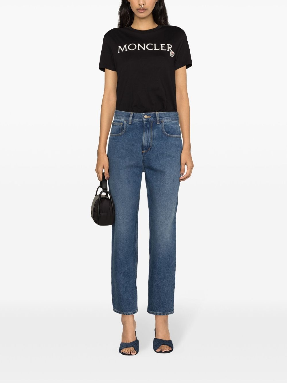 mid-rise straight jeans - 2
